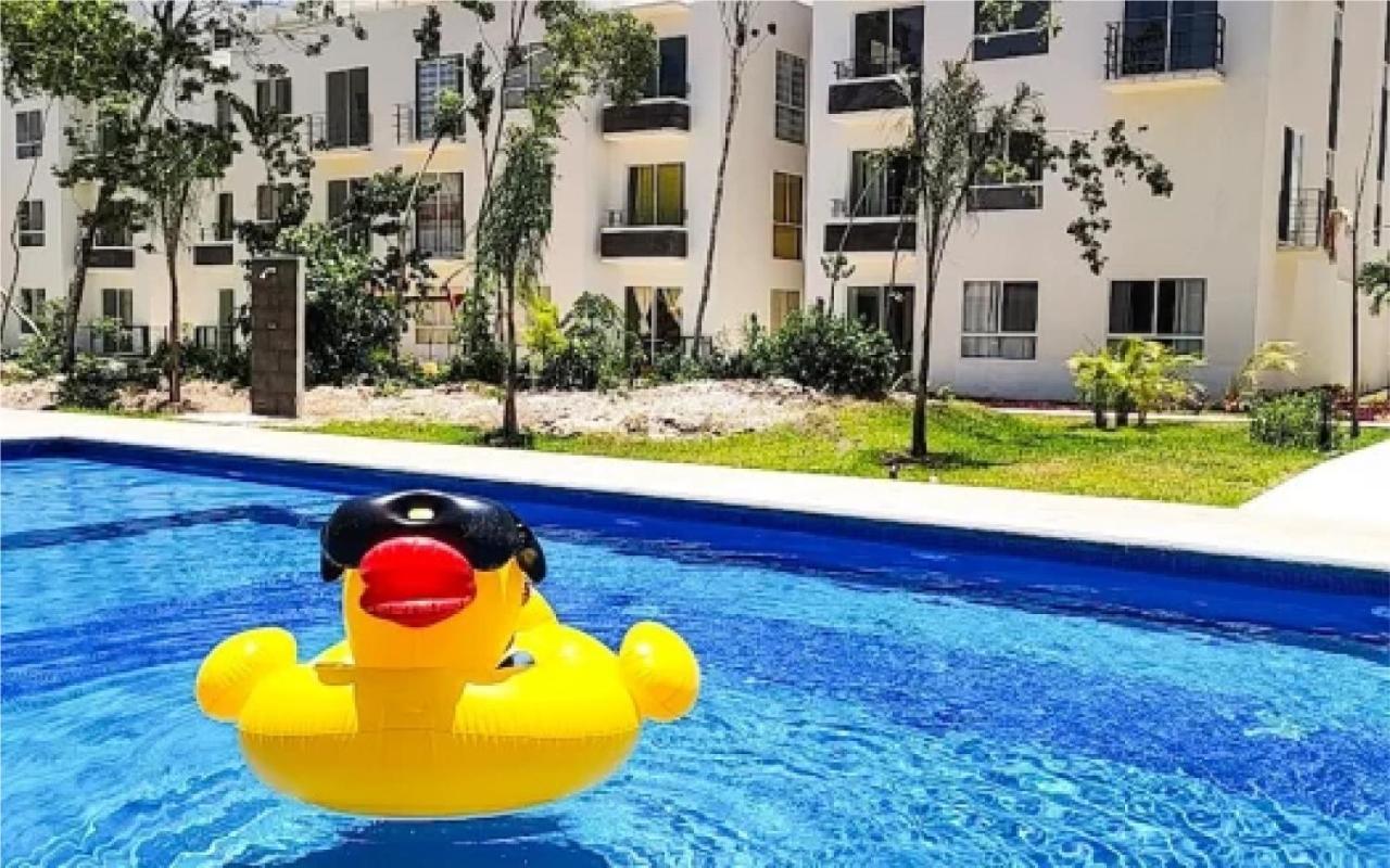 Ferienwohnung Caribe Turquesa, Departamento Completo, Playa Del Carmen Exterior foto
